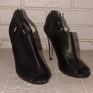 Shoemint black leather pumps 7.5
